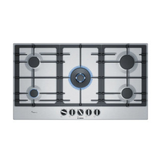مسطح غاز 90 سم بوش سيرس 6 استانلس ستيل 