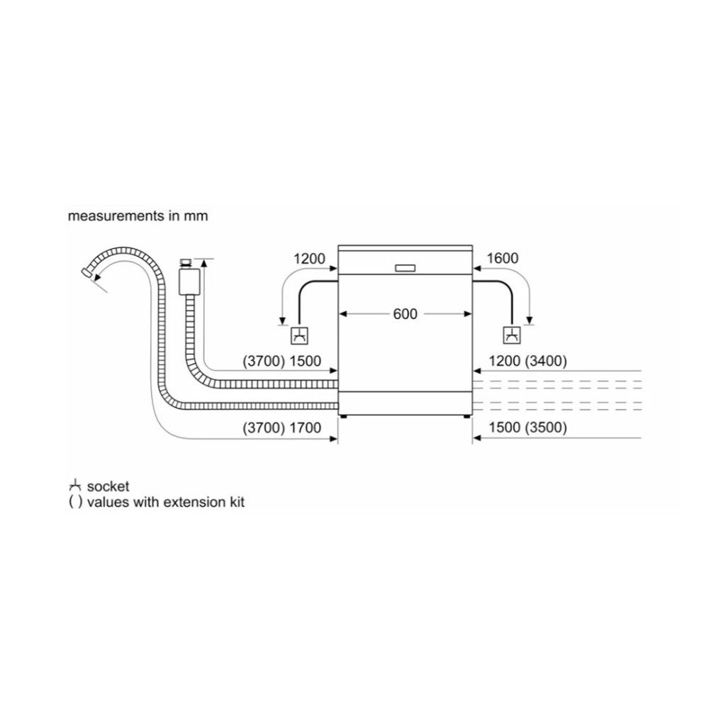 Bosch Series Freestanding Dishwasher 12 Place Khamato