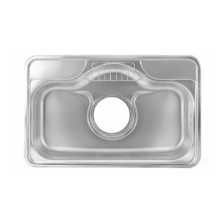 حوض مطبخ هانز سيسو 75 × 48 سم ستانلس ستيل