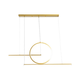 نجفة ميراج 3 لمبة ذهبى 100 × 90 سم