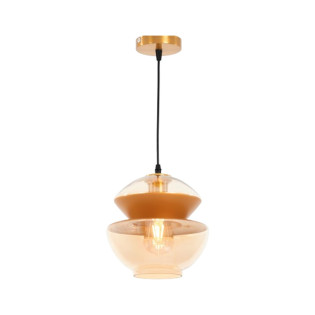 معلقة ميراج 1 لمبة ذهبى 28 × 50 سم