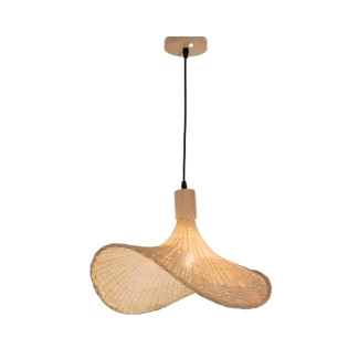 Mirage Pendant Wooden 1 Bulb 40 x 60 cm