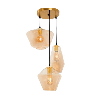 معلقة ميراج 3 لمبة ذهبى 67 × 60 سم