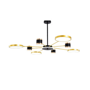 نجف ميراج 1 لمبة اسود 70 × 60 سم