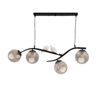 نجف ميراج 4 لمبة اسود 63 × 60 سم