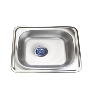 حوض مطبخ بيورتي تحت رخامة بيضاوي 43×48 سم استانلس