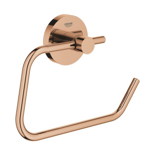 Grohe Toilet Paper Holder Essentials Glossy Rose Gold   