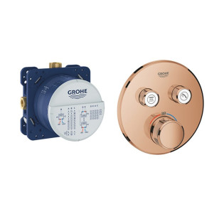 وش خلاط دفن دائري جروثيرم سمارت كنترول جروهي روزجولد لامع و جسم دفن رابيدو سمارت بوكس 