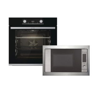 جورينيا فرن ميكرويف 30 لتر استانلس ستيل و فرن بلت ان جورينيا كهربا 77 لتر اسود