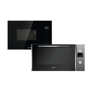 فرن بلت ان جورينيا كهرباء 89 لتر اسود و فرن ميكرويف 25 لتر اسود