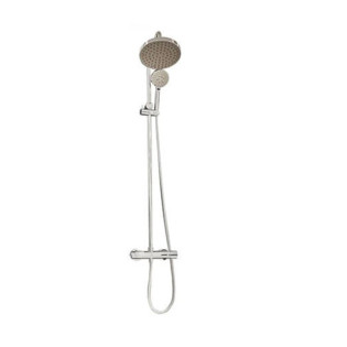 System Pool Columna Smart Thermostatic Shower Set Chrome