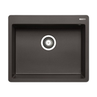 حوض مطبخ بيراميس إستروس 50×61 سم أسود