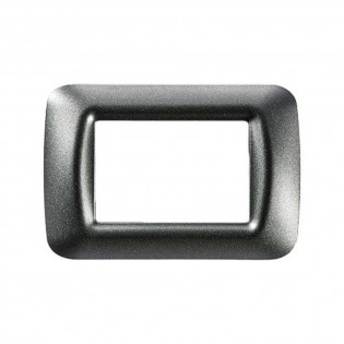 وش كهرباء مودرن سيستم 3 فتحة رمادي غامق جويس