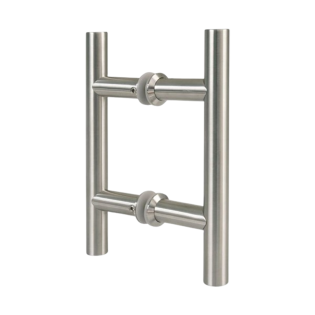 مقبض باب دوبل أميج سوكريت ستانلس ستيل 50 سم