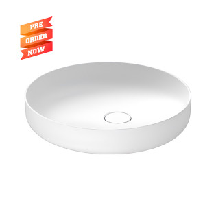 حوض كونترتوب ديورافيت فيتريوم 46 سم أبيض