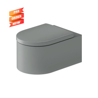 Duravit Millio Wall-Mounted Toilet with Douche without Valve Light Grey Matt