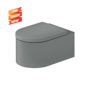 Duravit Millio Wall-Mounted Toilet with Douche without Valve Light Grey