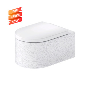 Duravit Millio Wall-Mounted Toilet with Douche without Valve White Stain Matt