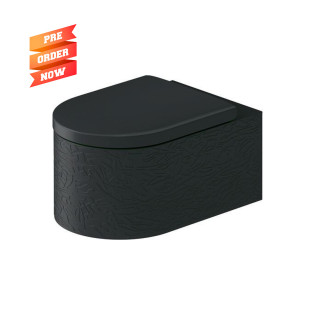 Duravit Millio Wall-Mounted Toilet with Douche without Valve Dark Grey