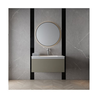 Beroia Furniture Unit with Washbasin 45×80×46 Cm Light Grey