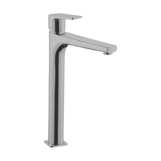 Purity Azure High-Neck Basin Mixer Titanium