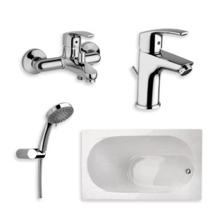 Duravit Lago Shower Set and Venice Bathtub