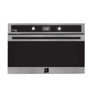 فرن غاز بلت ان بالشواية بيورتي 90 سم 98 لتر ستانلس ستيل