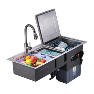 Hans Built-in Kitchen Sink 1150×515×500 mm Gray