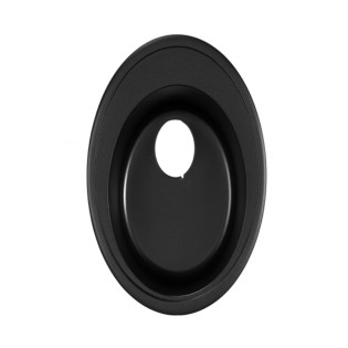 حوض مطبخ جرانيت بيرويا 22×51 سم أسود