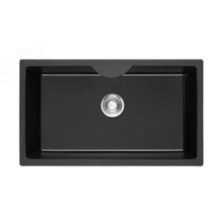 حوض مطبخ جرانيت بيرويا 78 × 45 سم أسود