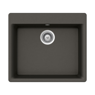 حوض مطبخ كوارتز شوك جيمو 60 × 53 سم أسفلت