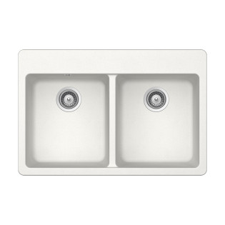 حوض مطبخ كوارتز شوك ماديسون 2 عين 55.9 × 83.8 سم البينا