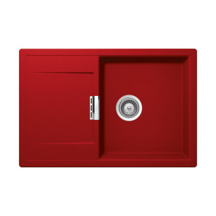 حوض  مطبخ كوارتز شوك مونو 76.5 × 51 سم روج