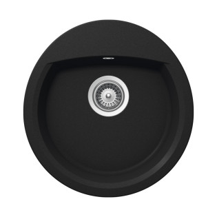 حوض مطبخ كوارتز شوك مانهاتن 47×49 سم اونيكس