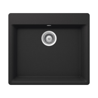 حوض مطبخ كوارتز شوك جيمو 60 × 53 سم اونيكس