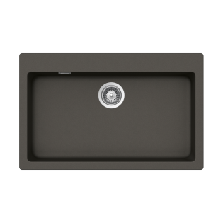 حوض مطبخ كوارتز شوك بريموس 50 × 79 سم اسفلت