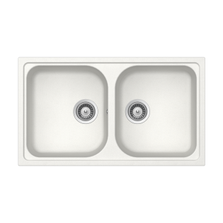 حوض مطبخ كوارتز شوك فورمهاوس50 × 86 سم البينا