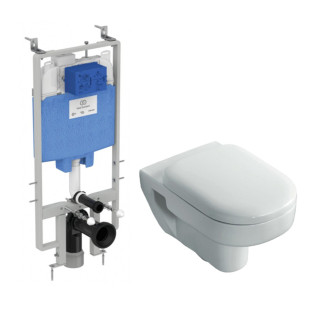 Ideal Standard Playa Wall-Mounted Toilet with Flush tank