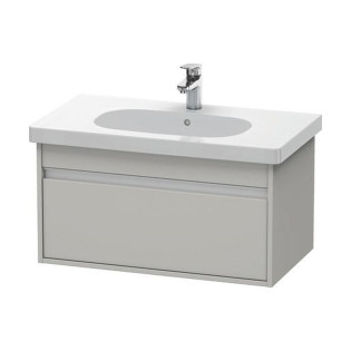 وحده موبيليا ديورافيت كيثو 80×45.5 سم بازلت مع حوض دي كود 85x48.5 سم أبيض