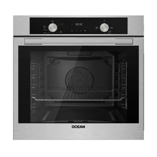 فرن غاز أوشن بالشواية بلت ان 60 سم - 69 لتر ستانلس ستيل