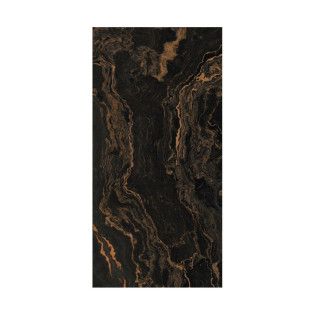 بورسلين بيرويا 60×120 سم اسود×دهبي