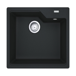حوض مطبخ فرانكى أوربان تحت رخامة مستطيل 56×50 سم أسود