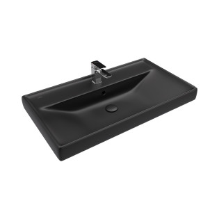 حوض تحت الرخامه  فيلروي اند بوخ فانتيشللو 49×85 سم أسود مطفى