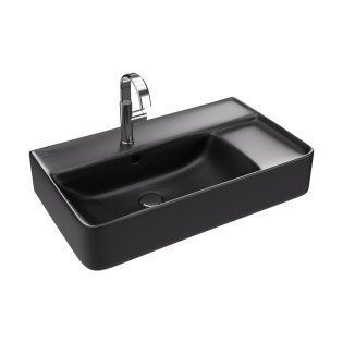 حوض فيلروي اند بوخ صب واي  46×80 سم أسود مطفى