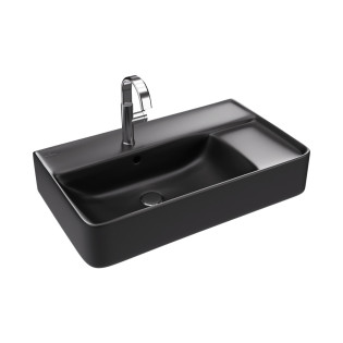 حوض فيلروي اند بوخ صب واي  46×80 سم أسود مطفى