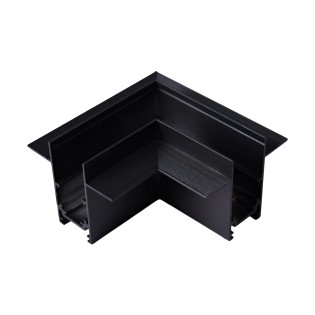 وصلة تراك 21 ملى بارز زاويه 90 داخليه أسود