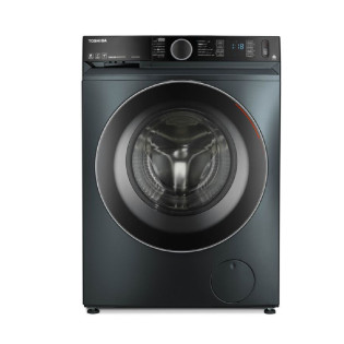 غسالة ملابس توشيبا 9 كيلو رمادي غامق