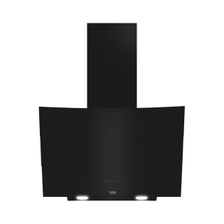 بيكو شفاط مطبخ بلت ان 90 سم أسود + مدخنه