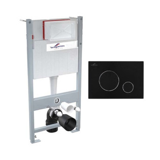 سارجيمن خزان دفن لاترينيتي ولوحة طرد دائريه اسود مطفي* كروم لامع