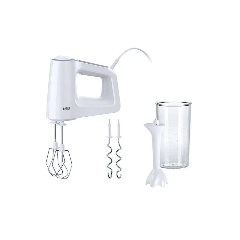 Braun MultiMix Hand Mixer 500W White - Main Image